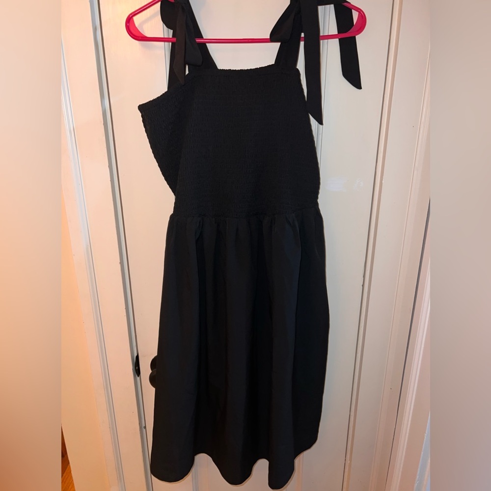 Shein Curve Black Tie Sundress (fits 2XL-3XL)
